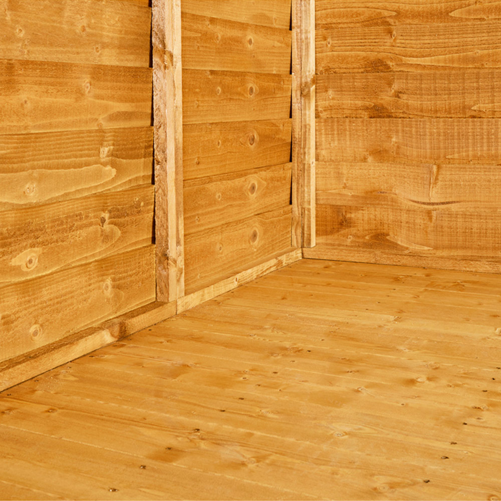Power Sheds 16 x 4ft Double Door Overlap Apex Wooden Shed Image 4