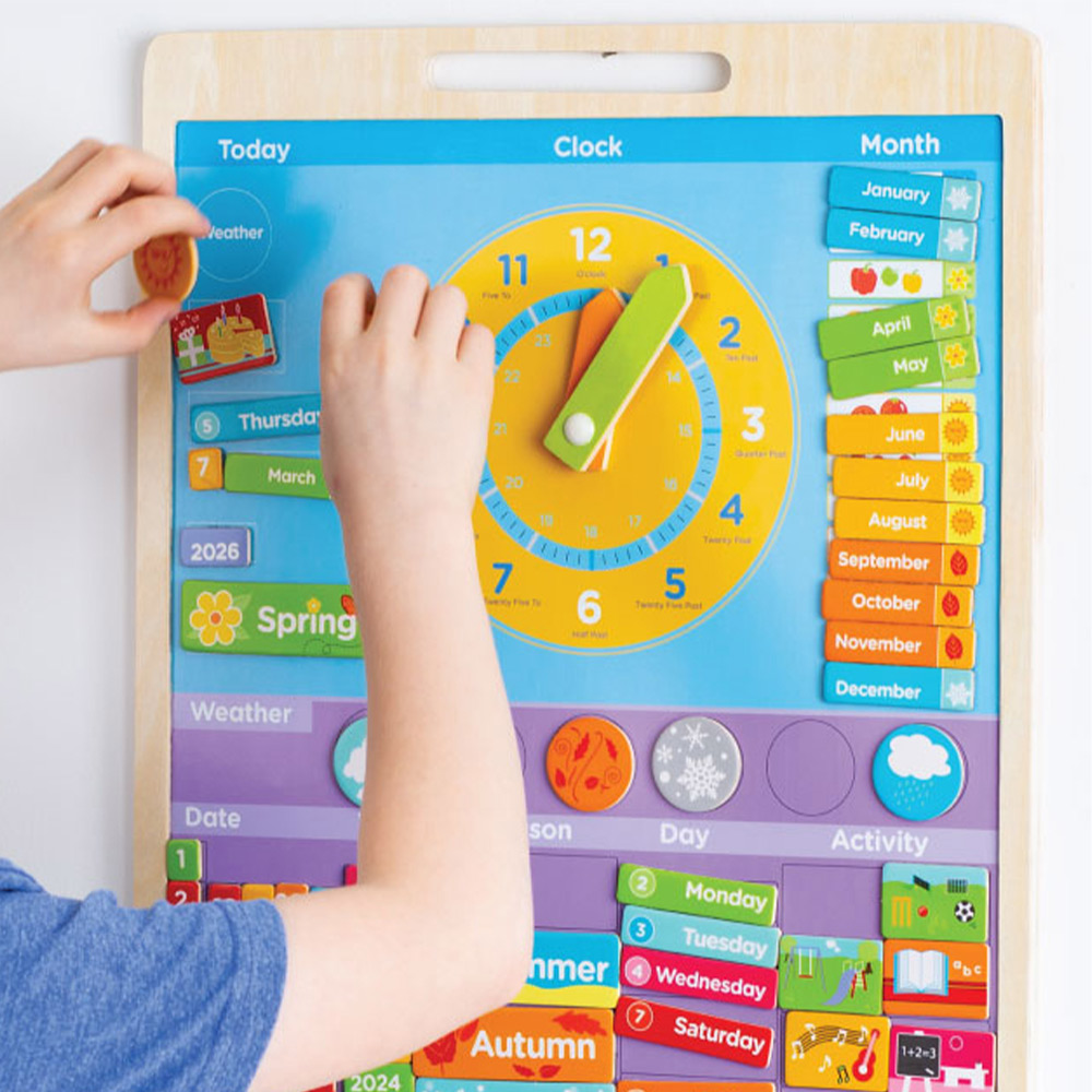 Bigjigs Toys Kids Magnetic Weather Board Image 3