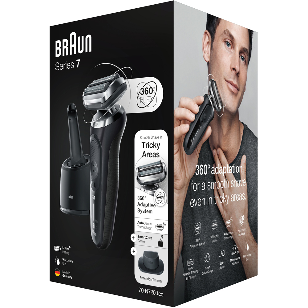 Braun Series 7 70-N7200 Electric Shaver Black Image 4