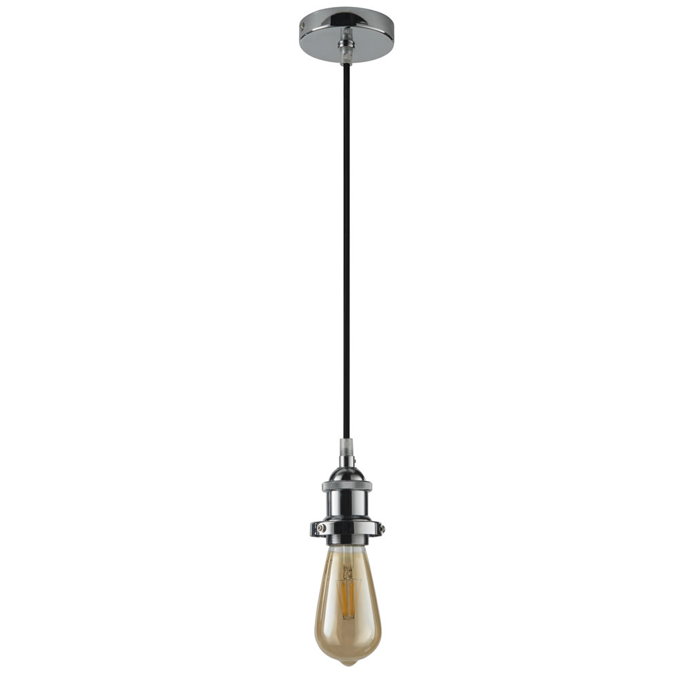 Wilko Chrome Finish Suspension Lighting Kit Image 2