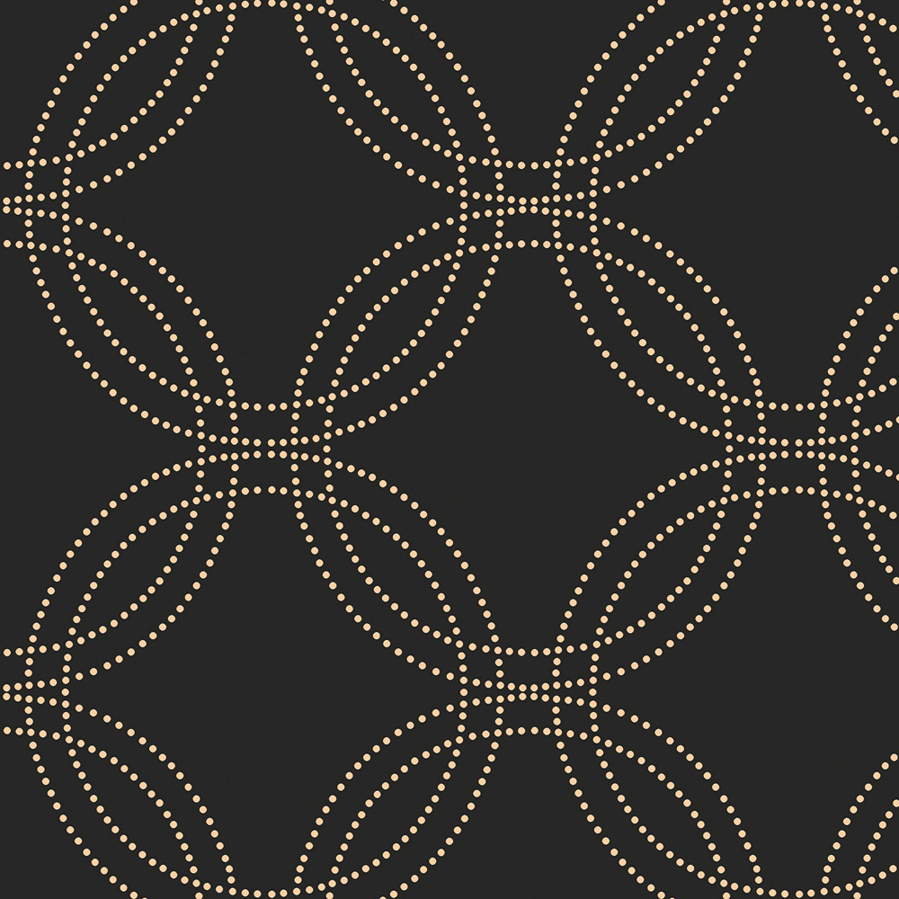 Superfresco Easy Serpentine Black and Rose Gold Wallpaper Image 3