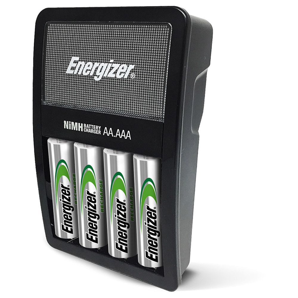Energizer Accu Recharge Maxi AA 4 Pack 1.2V 1300mAh Battery Charger with Batteries Image 2
