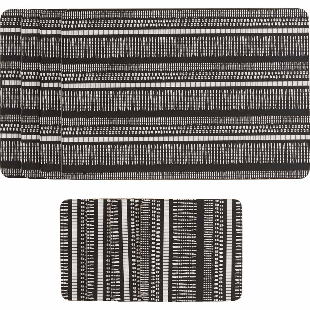 Wilko Fusion Placemat and Coaster Set 8pk Wilko