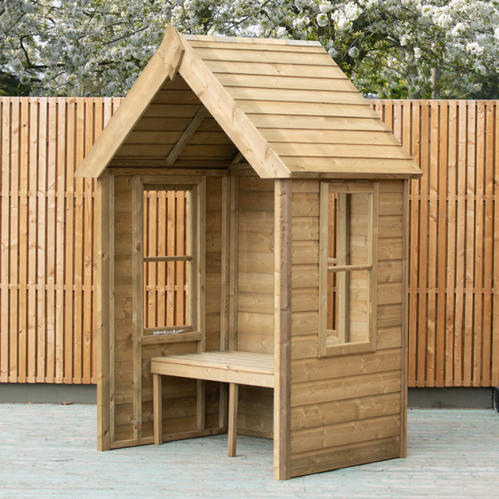 Shire Almarie 2 Seater 7.2 x 4.2 x 3.2ft Arbour Image 1