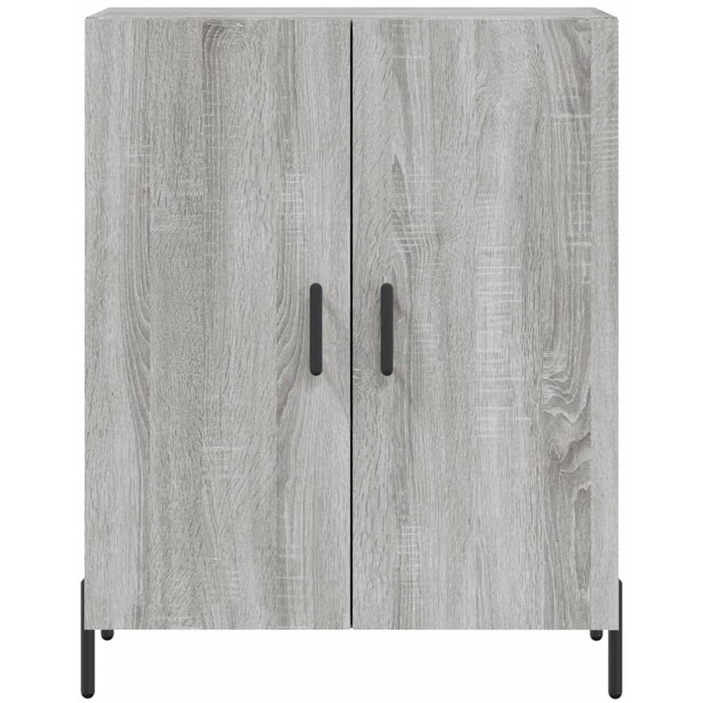 vidaXL 4 Door Grey Sonoma Highboard Image 8