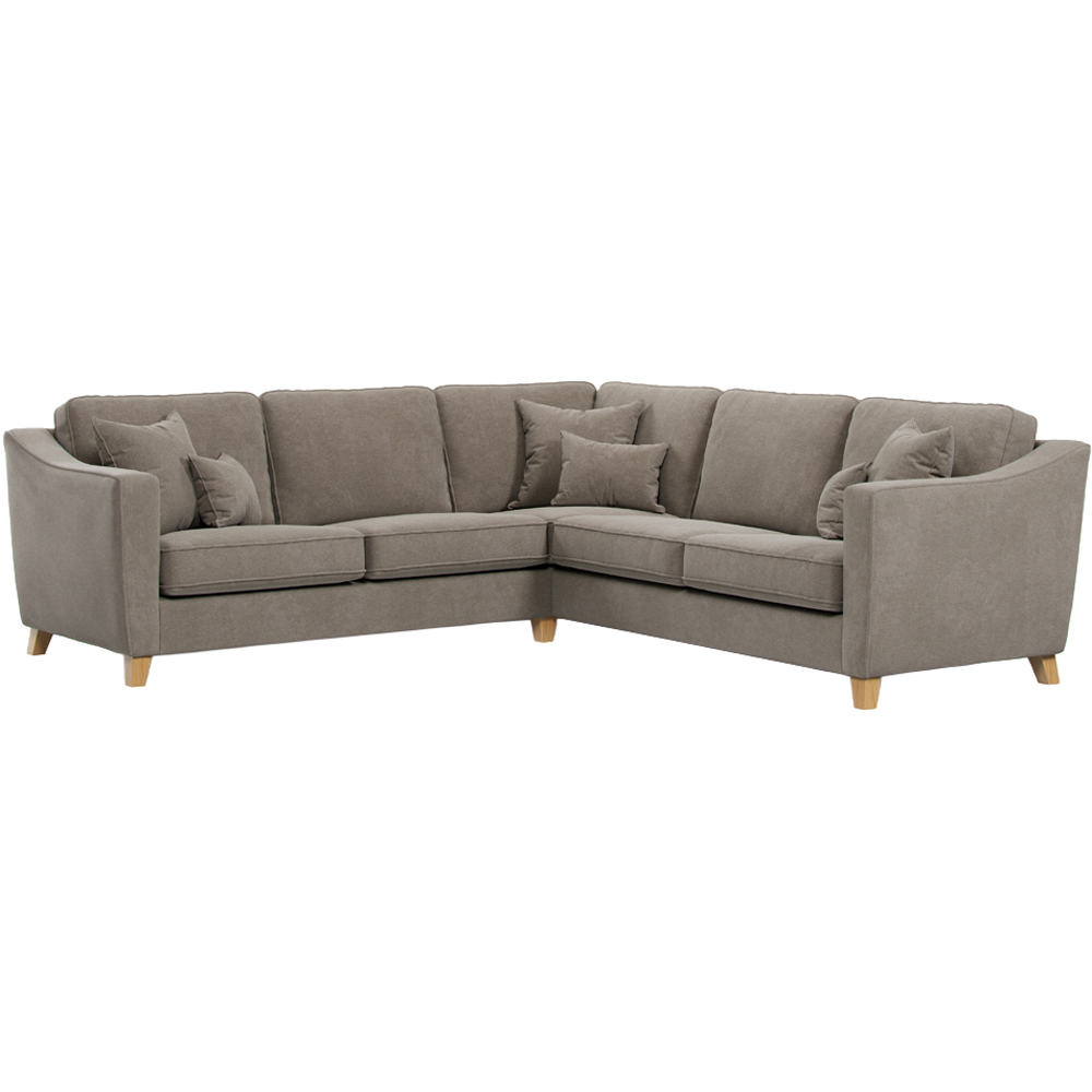 Marlon 4 Seater City Fossil Corner Sofa Image 2