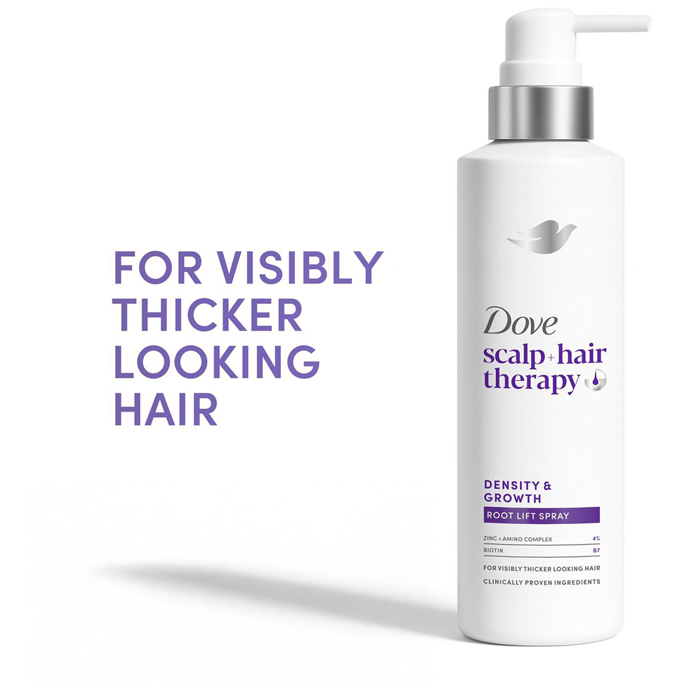 Dove Scalp+Hair Therapy Density and Growth Root Lift Biotin Hair Spray 100ml 12 Pack Image 4