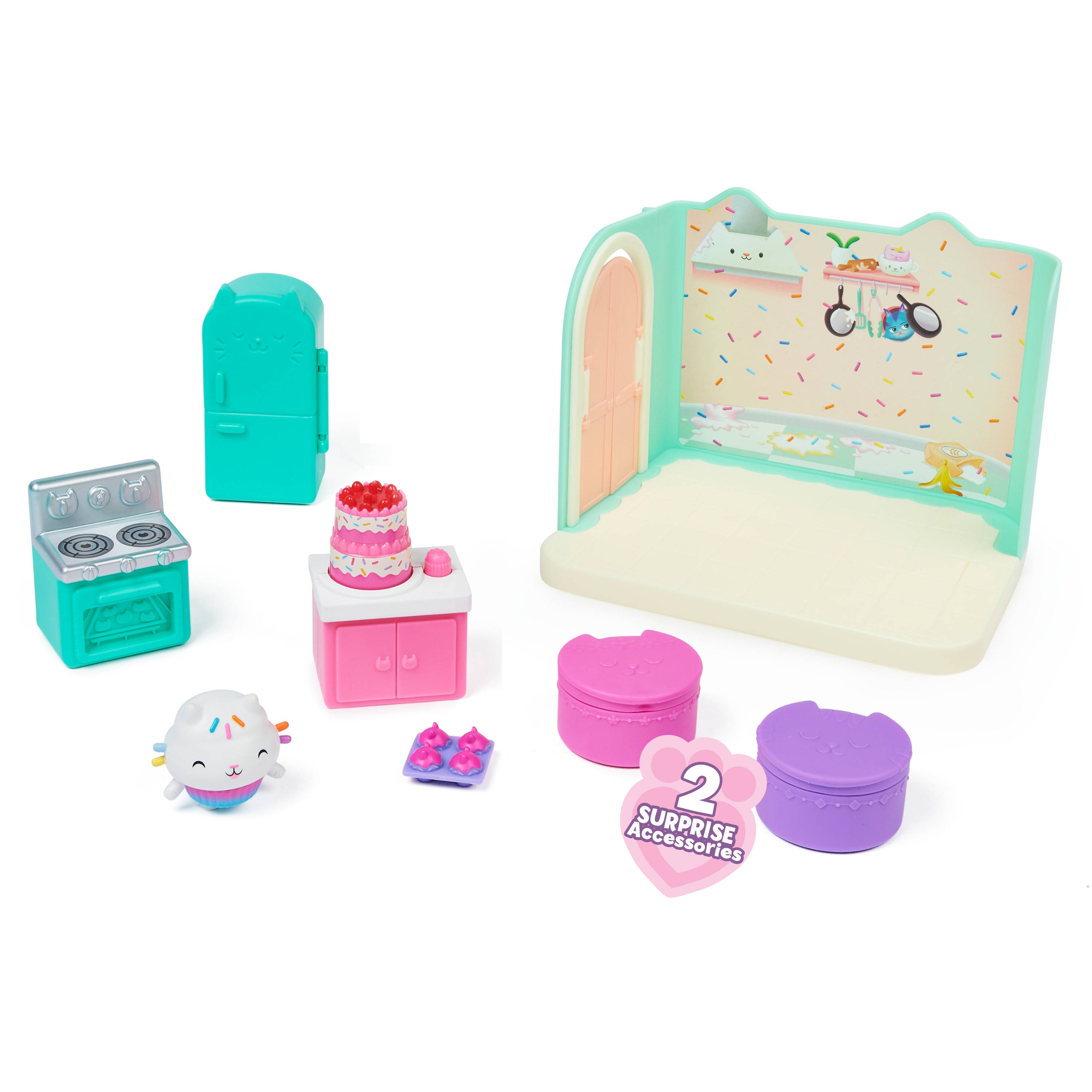 Single Gabby's Dollhouse Deluxe Room Set in Assorted styles Wilko