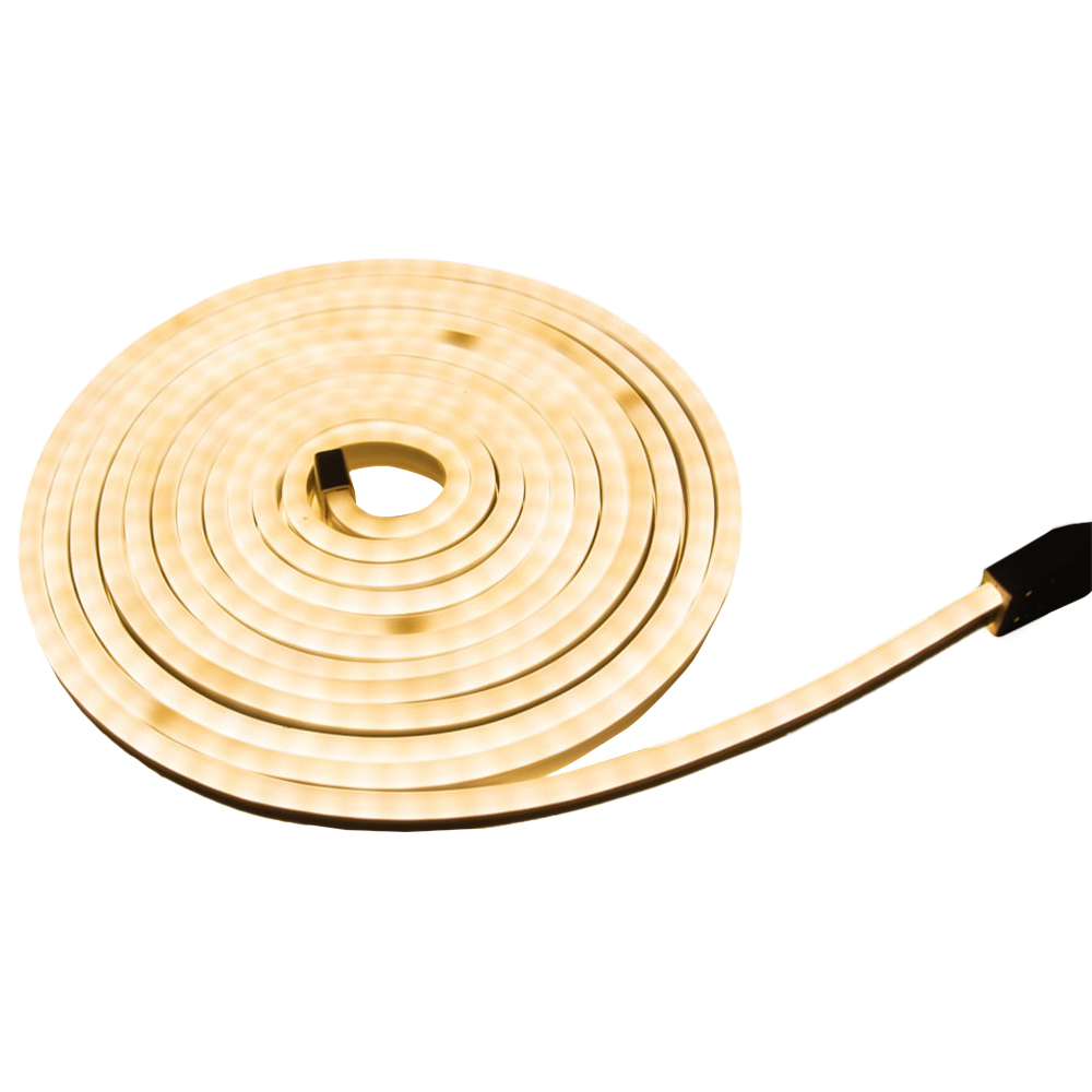 Global Gizmos Warm White LED Neon Flex Rope Light 5m Image 1