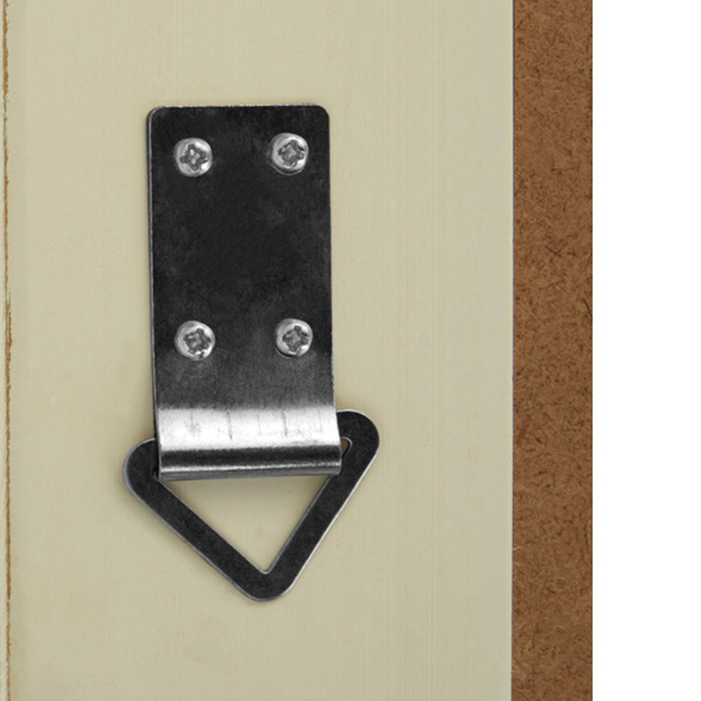 Premier Housewares Andrey White or Brushed Gold Finish Wall Mirror Image 5