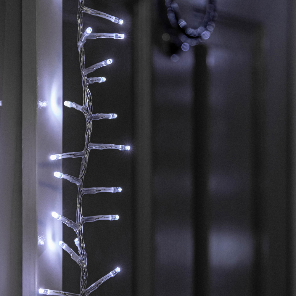 Samuel Alexander SupaBrights 440 White LED Multi-Function Clear String Light 6m Image 1