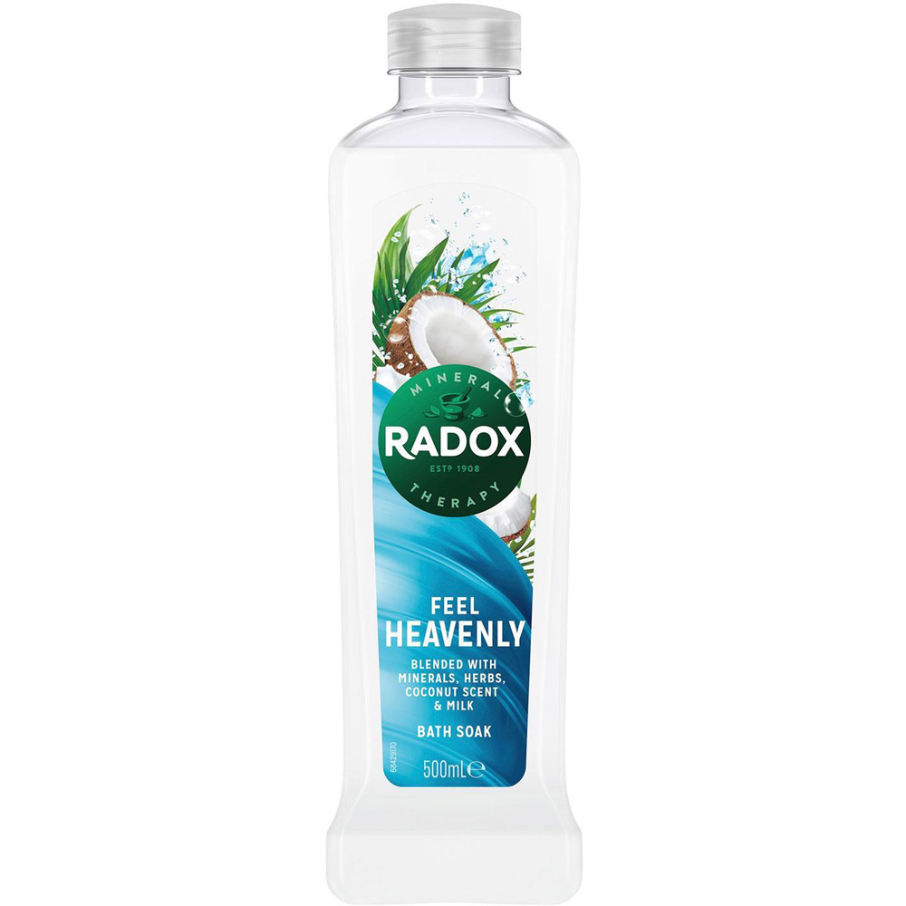 Radox Mineral Therapy Feel Heavenly Minerals and Herbs Bath Soak 500ml 3 Pack Image 3