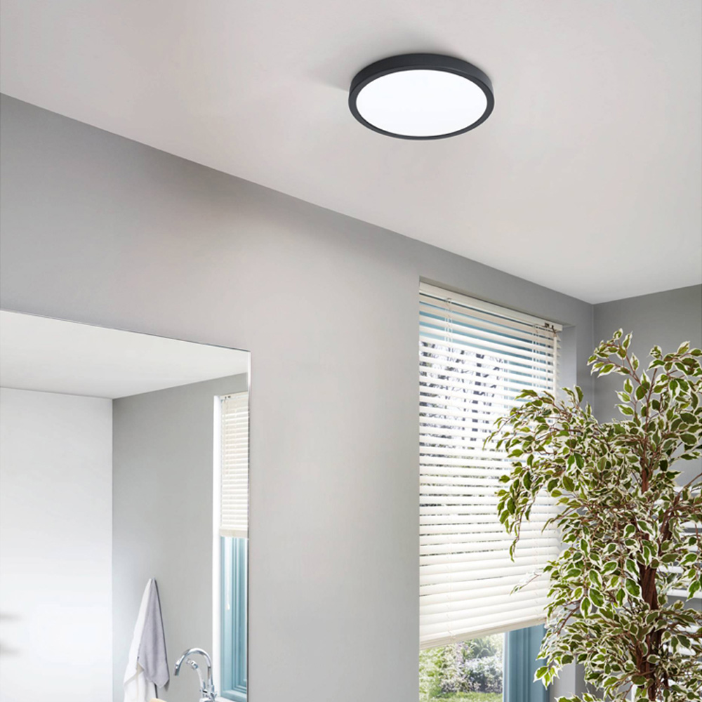 EGLO Fueva 5 LED Black Ceiling Light Image 3
