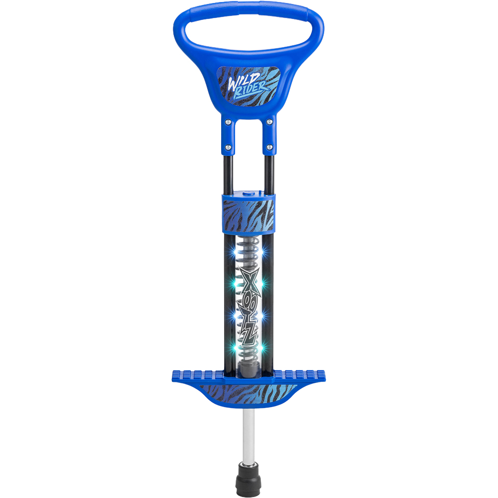 Xootz Blue Tiger Wild Rider LED Pogo Stick Image 1
