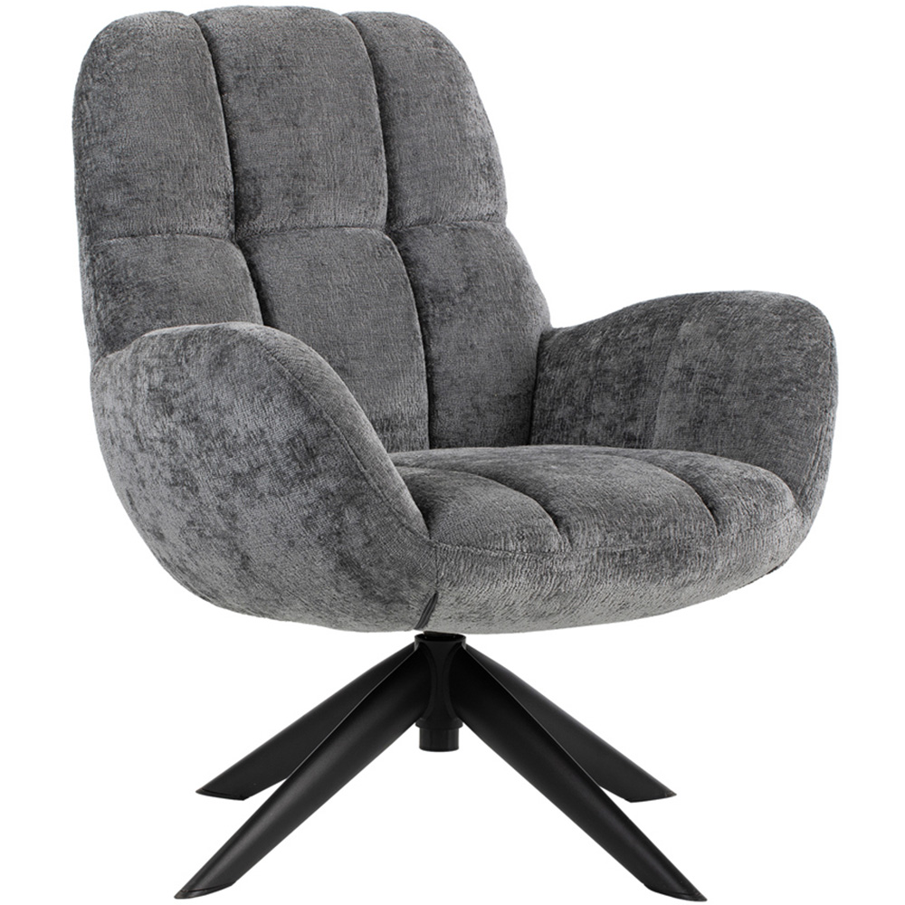 Loft24 Glenfield Grey Chenille Accent Chair Image 6
