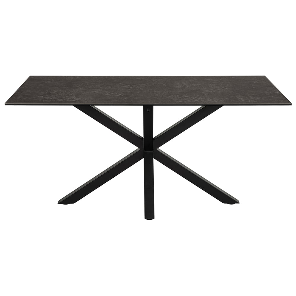 Florence Heaven 6 Seater Ceramic Dining Table Black Image 3