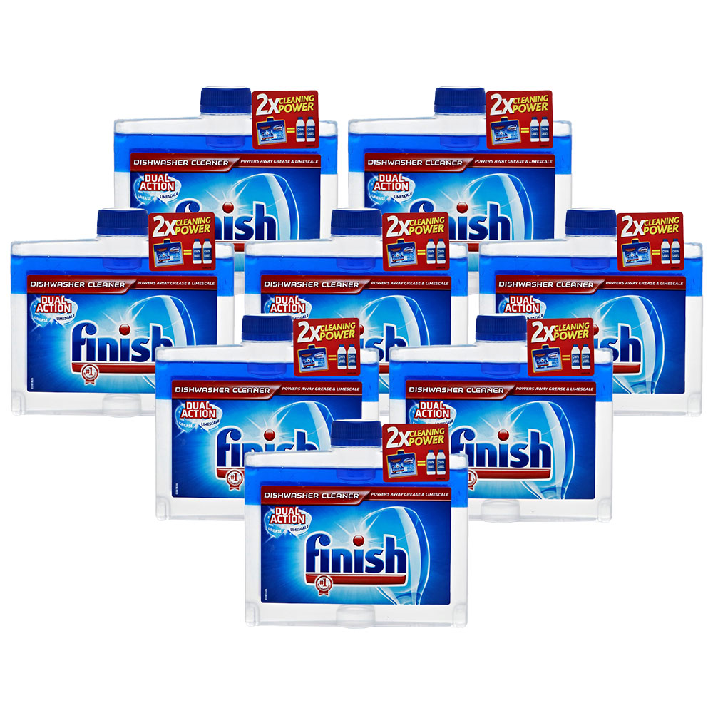 Finish Dishwasher Cleaner Case of 8 x 250ml Image 1