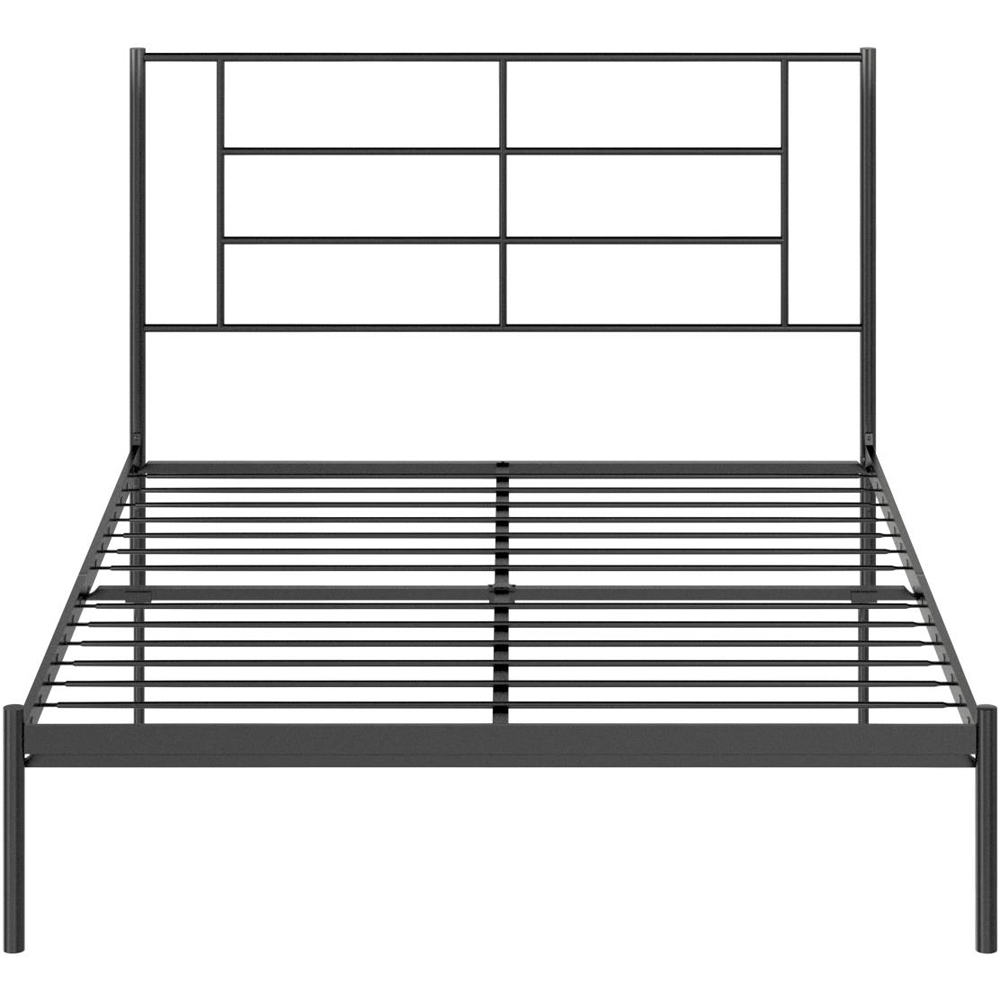 Dorel Jensen King Size Black Metal Bed Frame Image 4
