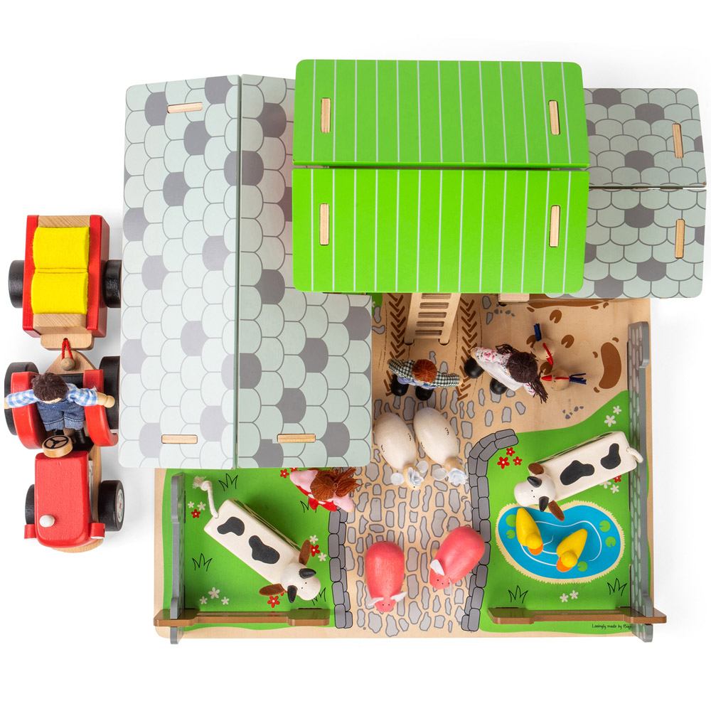 Tidlo Wooden Cobblestone Farm Toy Bundle Image 4
