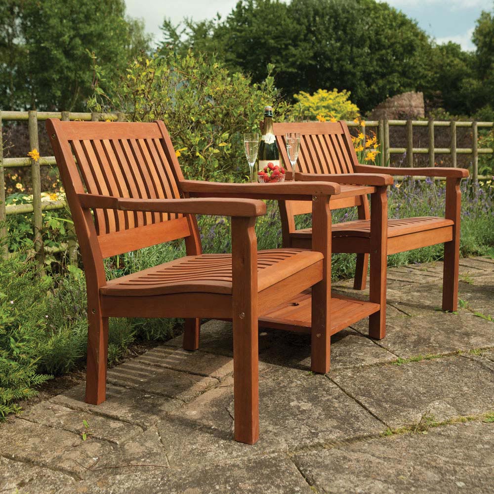 Rowlinson Willington Hardwood Companion Seat Image 3