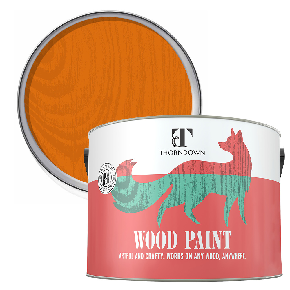 Thorndown Sundowner Orange Satin Wood Paint 2.5L Image 1