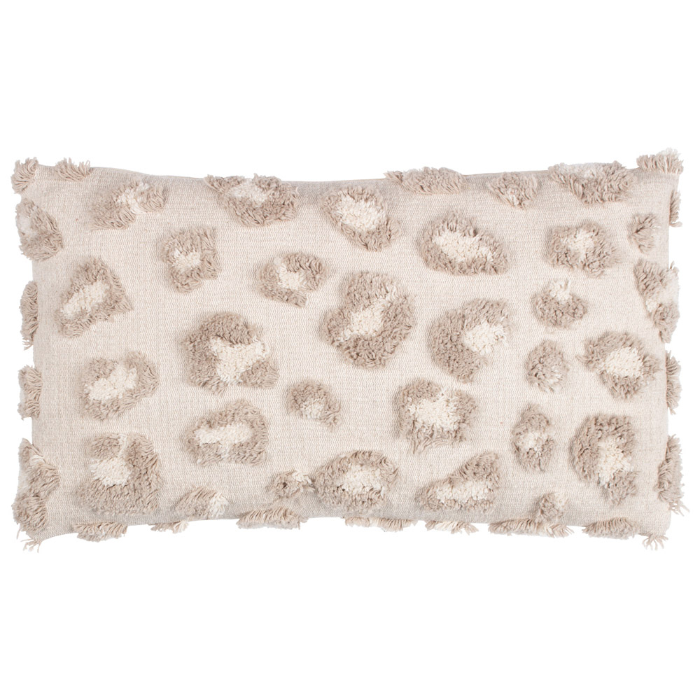 furn. Maeve Natural Tufted Cotton Cushion Image 1