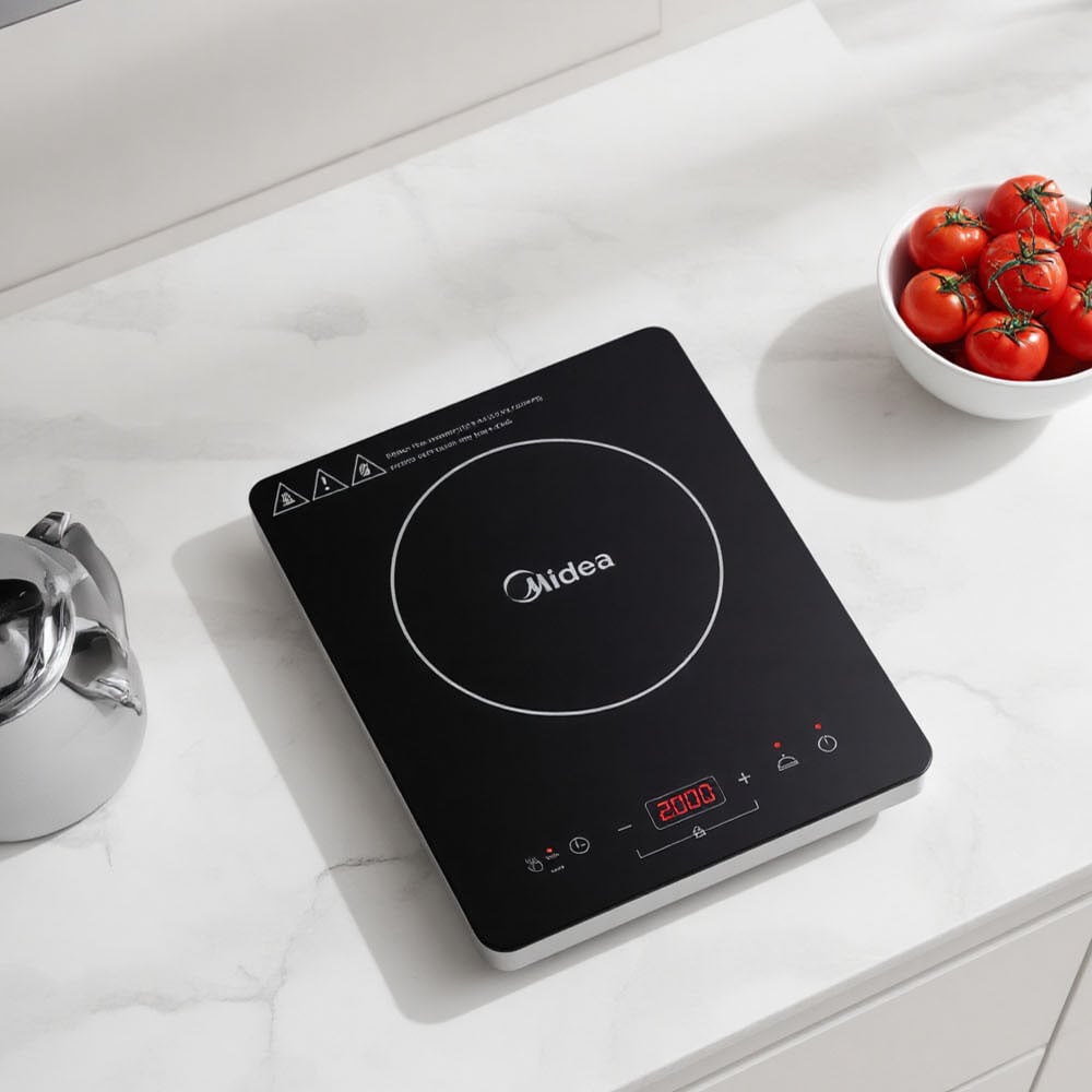 Midea AJ0875 Black Induction Cooker 2200W Image 2