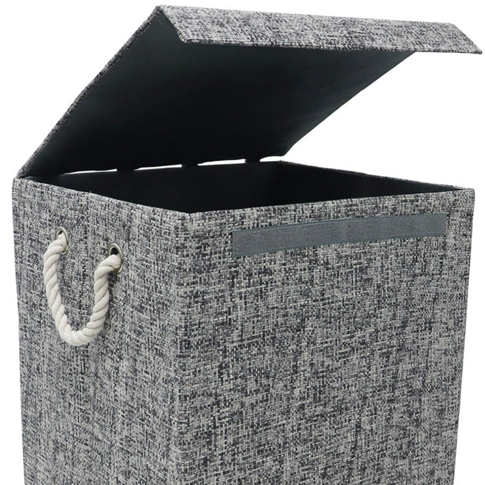 JVL Urban Paper Foldable Laundry Hamper Image 3