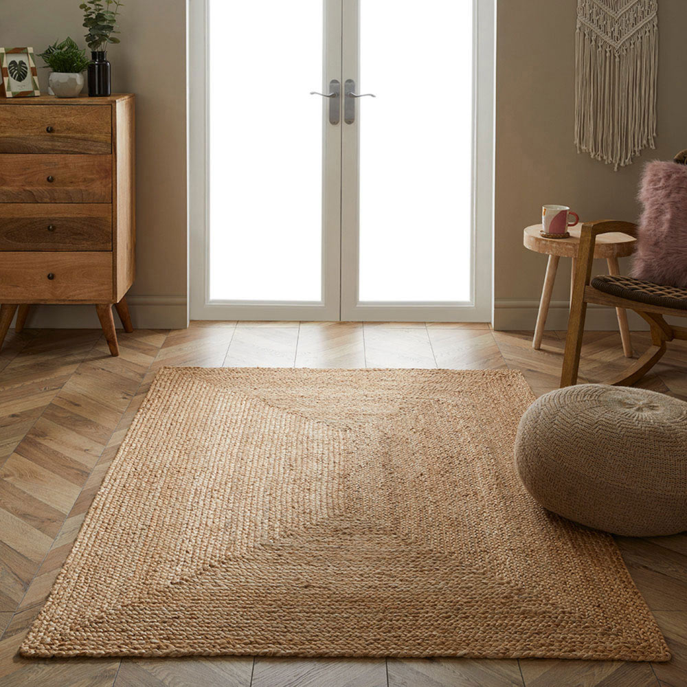 Esselle Stockport Natural Braided Rug 120 x 170cm Image 2