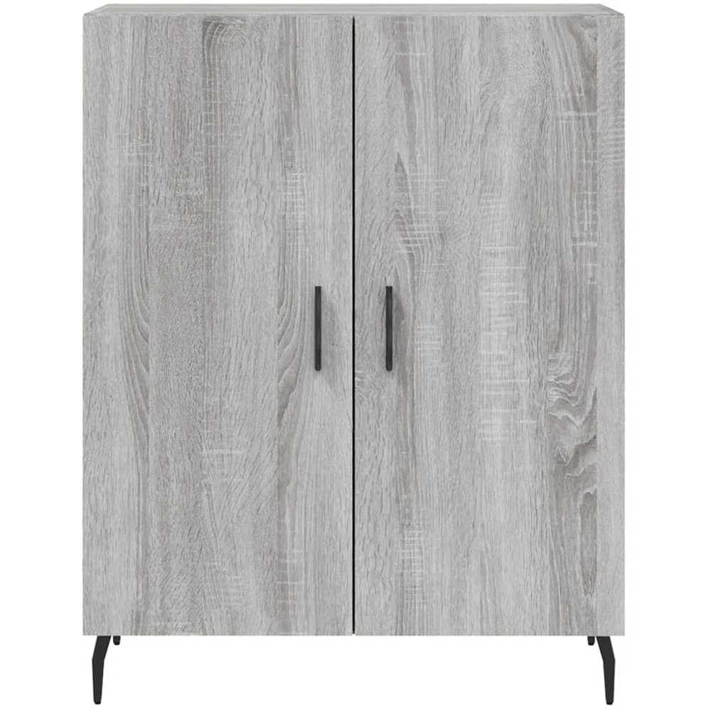 vidaXL 4 Door Grey Sonoma Highboard Image 8