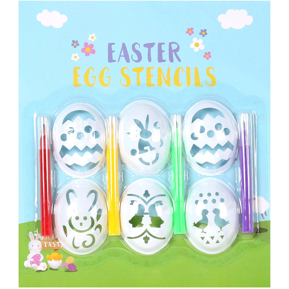 Easter Egg Stencils and Pens Set Image