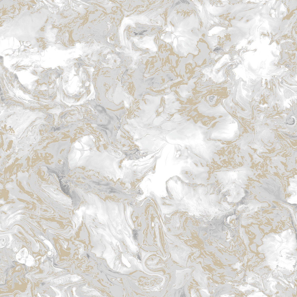 Muriva Elixir Marble Grey and Gold Wallpaper Image 1