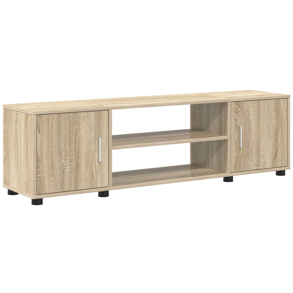 vidaXL Sonoma Oak Wall Mounted 4 Piece TV Cabinet Set Image 6