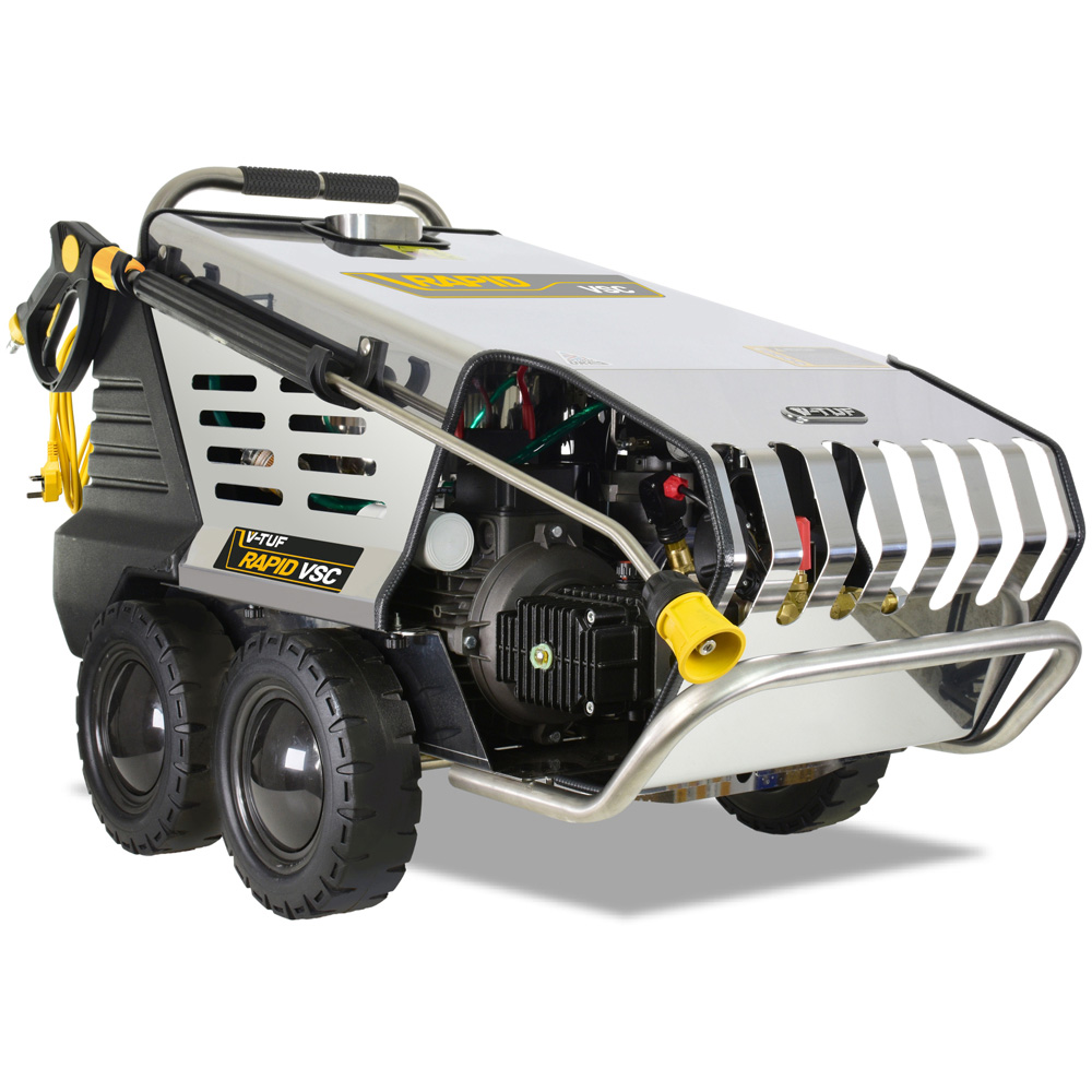 V-TUF RAPID VSC Hot Water Industrial Mobile Pressure Washer 100Bar Image 3