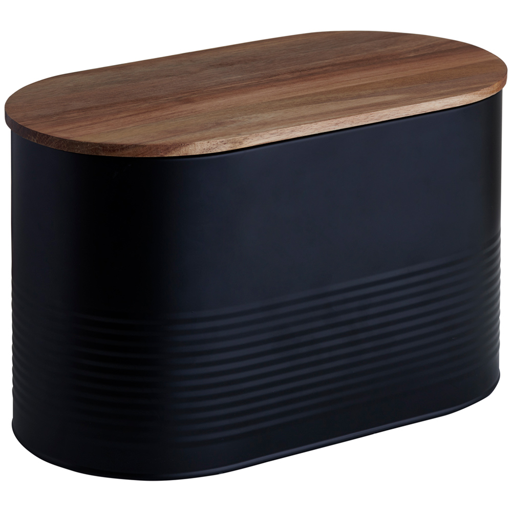 Wilko Black Metal Bread Bin Wilko
