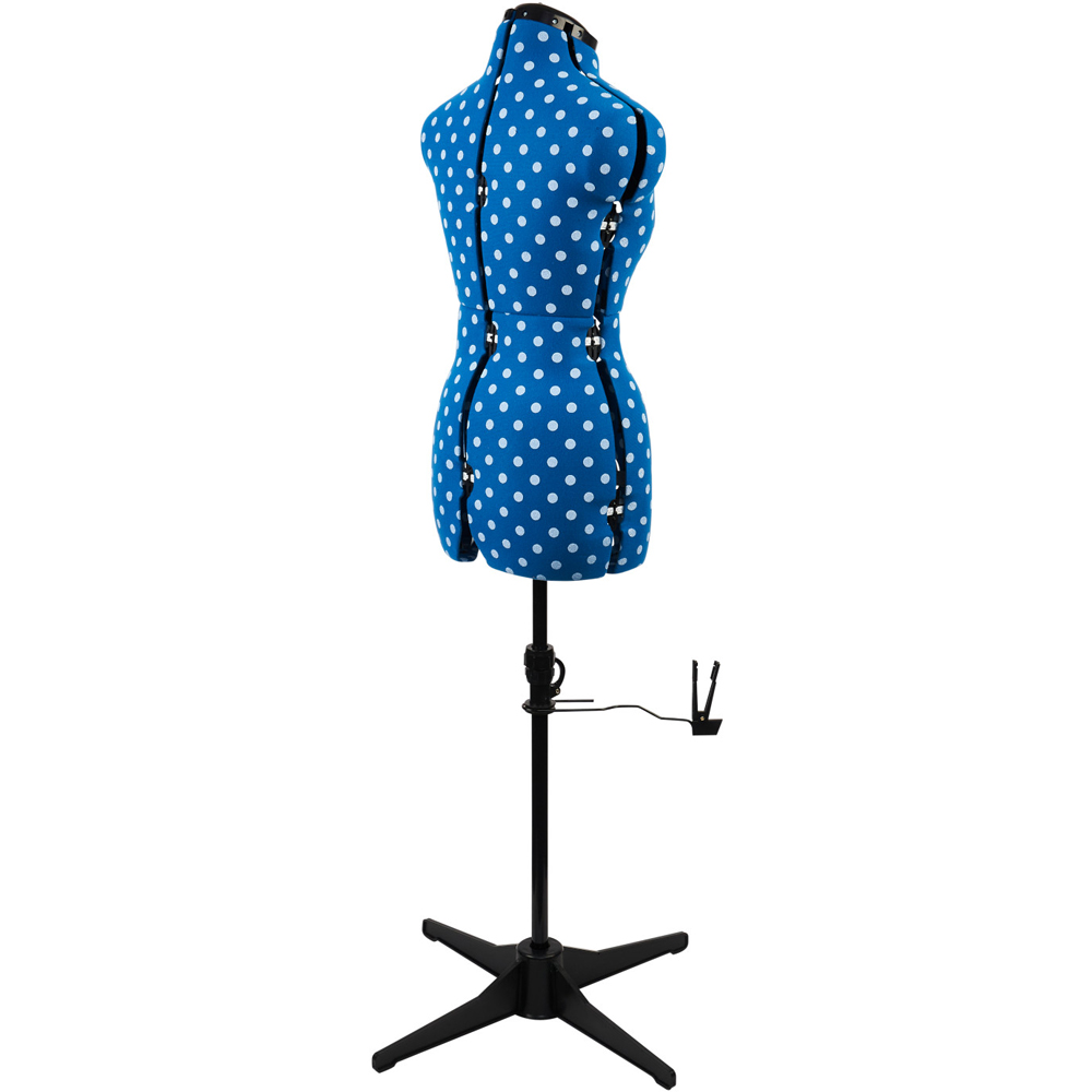 Sewing Online 5902A Duck Egg Polka Adjustable 8-Part Dressmakers Dummy with Hem Marker Small Image 3