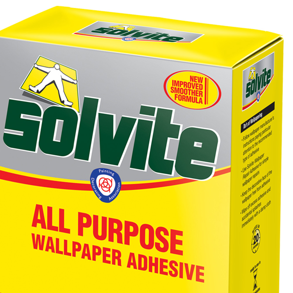 Solvite All Purpose Extra Strong Wallpaper Paste 20 Rolls Image 2