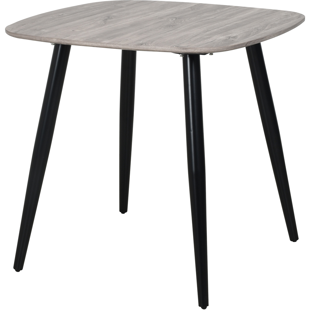 Core Products Aspen 2 Seater Square Dining Set Grey Oak and Blue Image 2