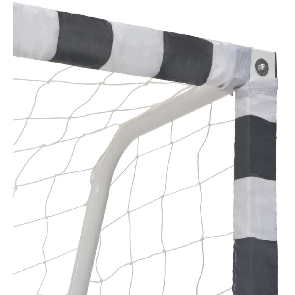 vidaXL White Football Goal Net 5 x 10ft Image 4