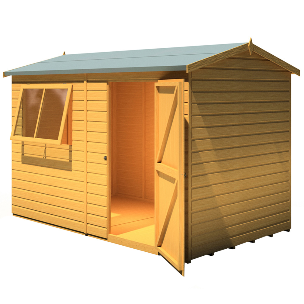 Shire Lewis 10 x 6ft Style C Reverse Apex Shed Image 3