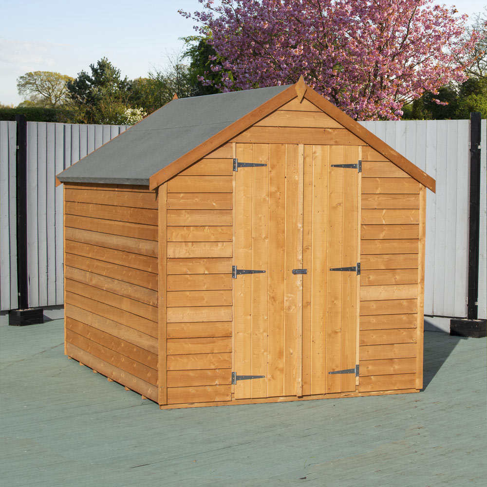 Shire 8 x 6ft Double Door Overlap Dip Treated Shed Image 2