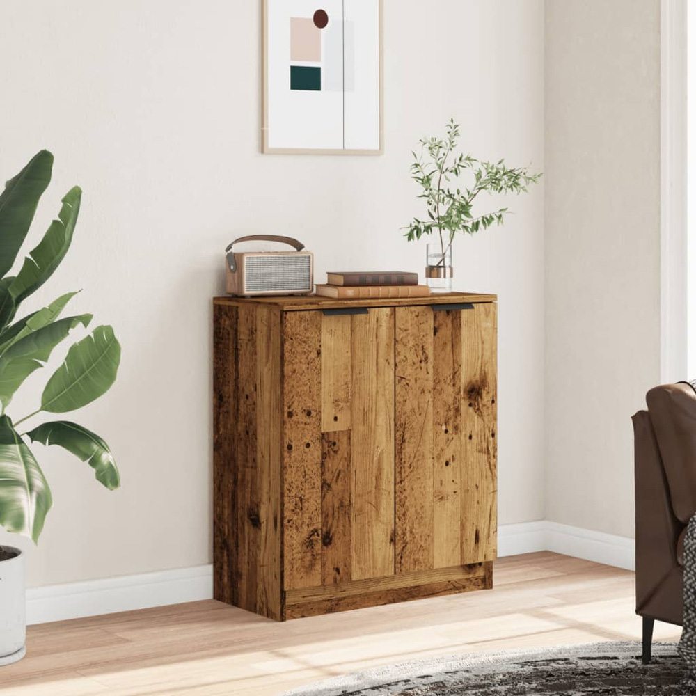 vidaXL 2 Door Old Wood Sideboard Image 3