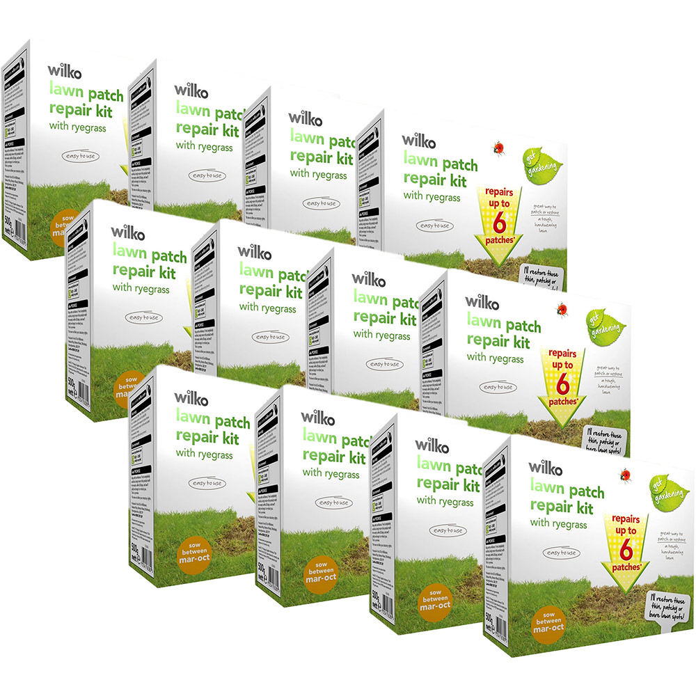 Wilko Lawn Patch Repair Kit 500g Case of 12 Wilko