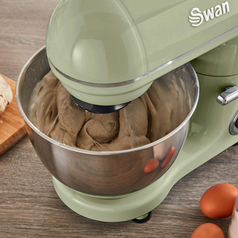 Swan SP21060BLN Green Retro Stand Mixer 800W Image 4
