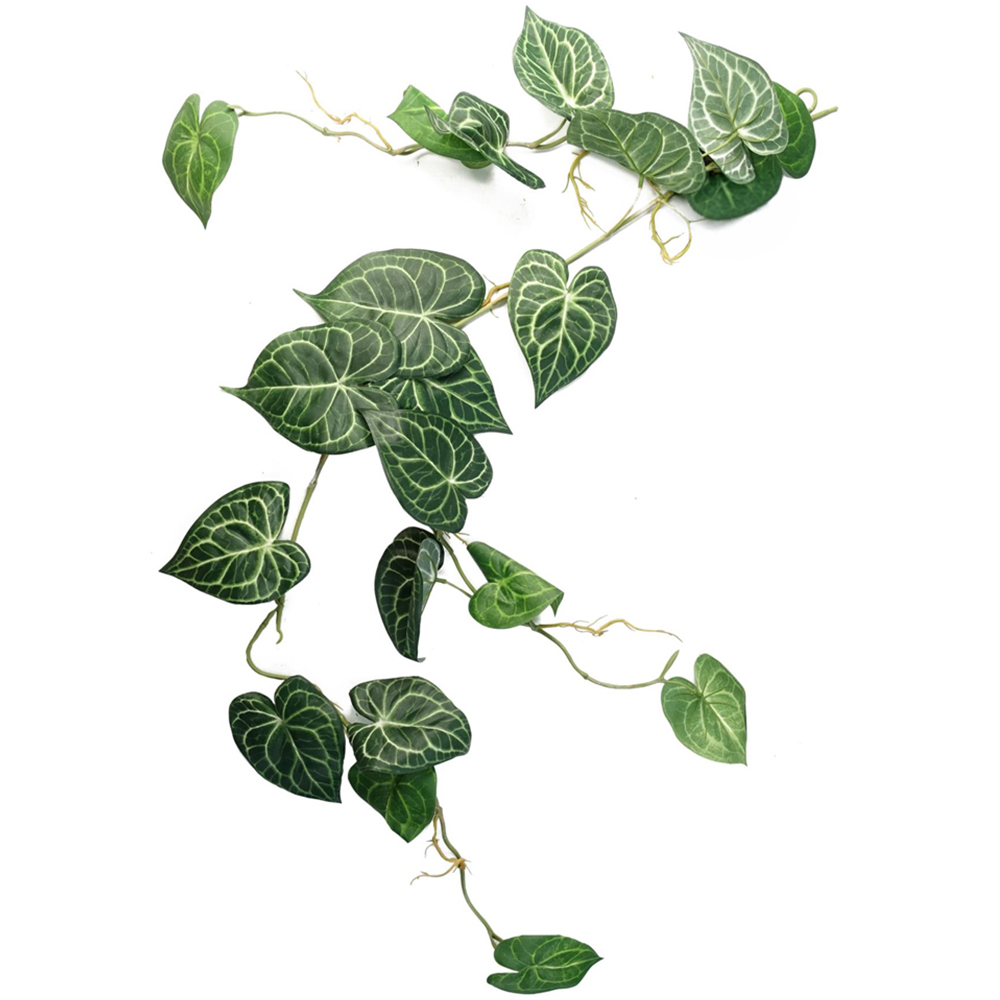 Leaf Trailing Rounded Ivy Hanging Artificial Plant 3ft Image 1