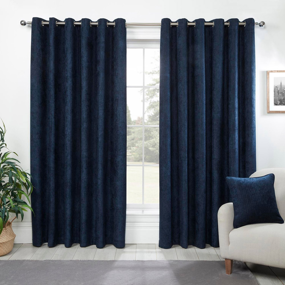 Divante Alden Navy Thermal Curtains 229cm Image 4