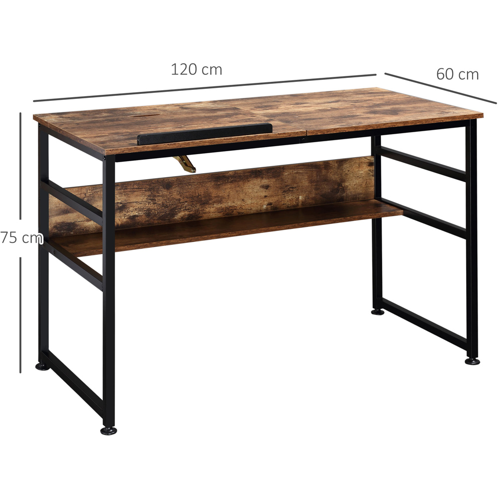 Portland Adjustable Drafting Table with 15 Level Tabletop Image 8