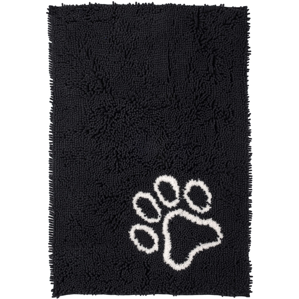 Bunty Extra Large Black Microfibre Pet Mat Image 3