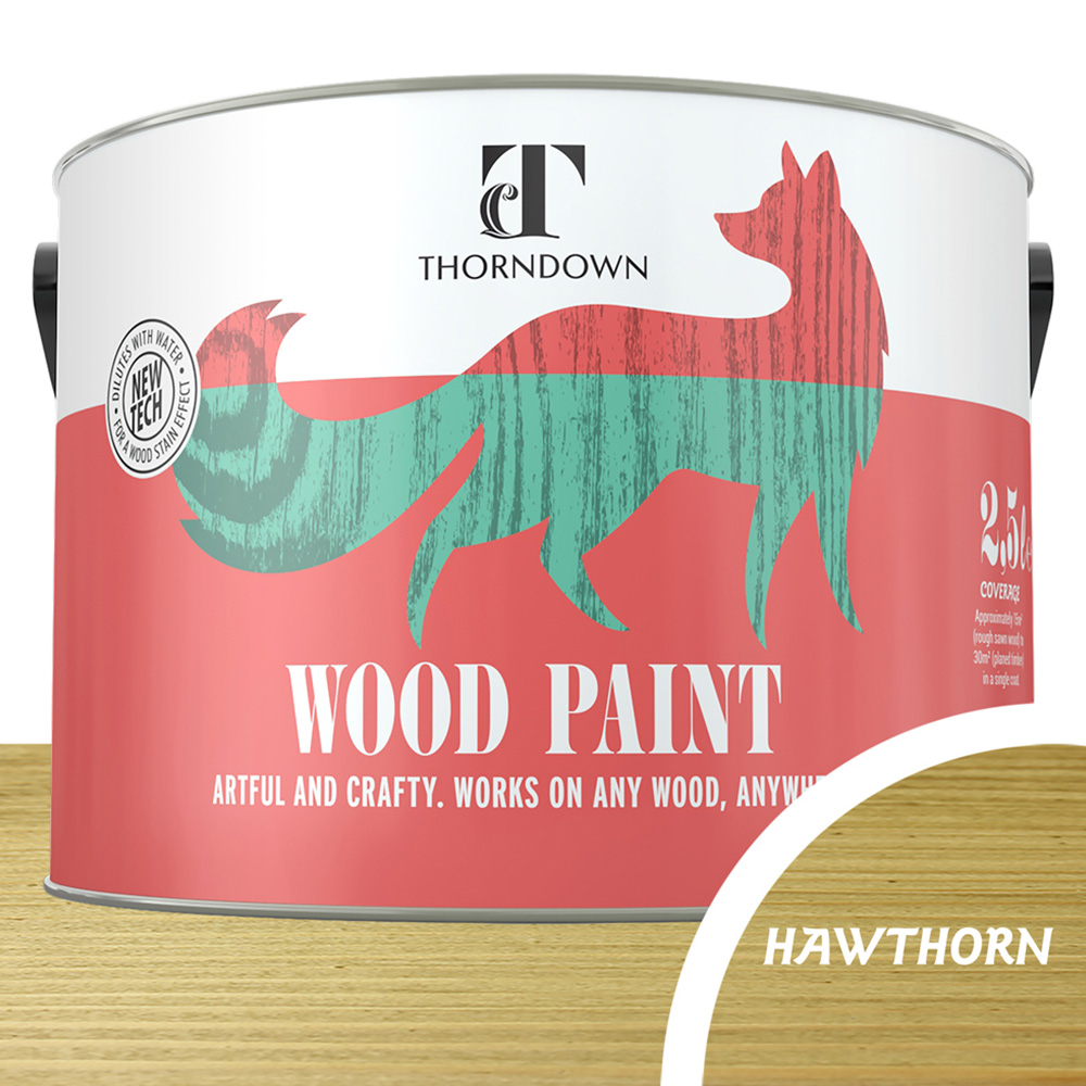 Thorndown Hawthorn Satin Wood Paint 2.5L Image 3