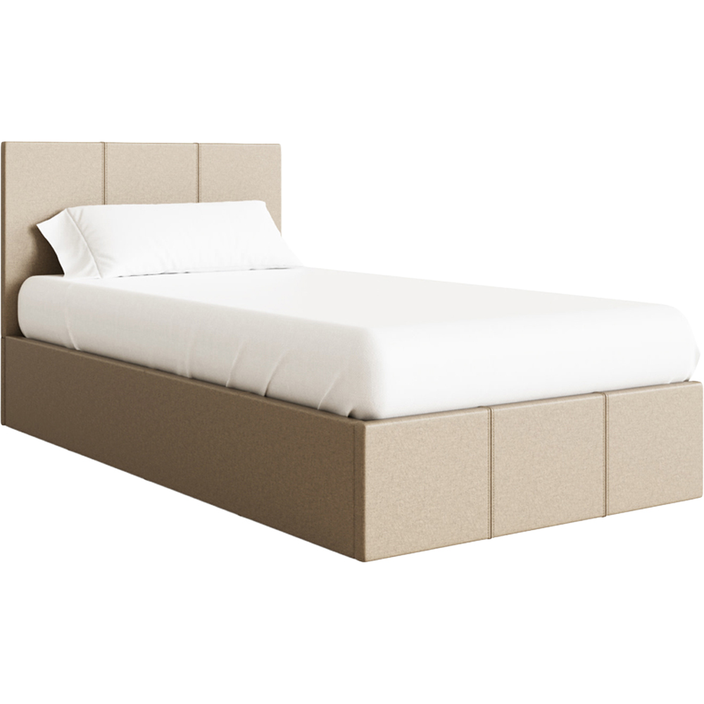 GFW Single Natural Side Lift Ottoman Bed Image 4